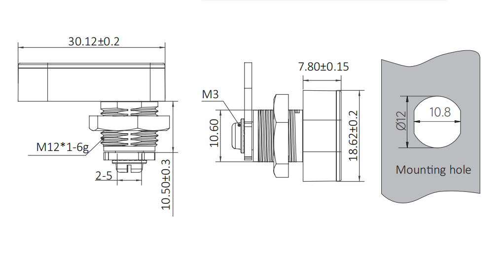 Passive Cam Lock M5-E