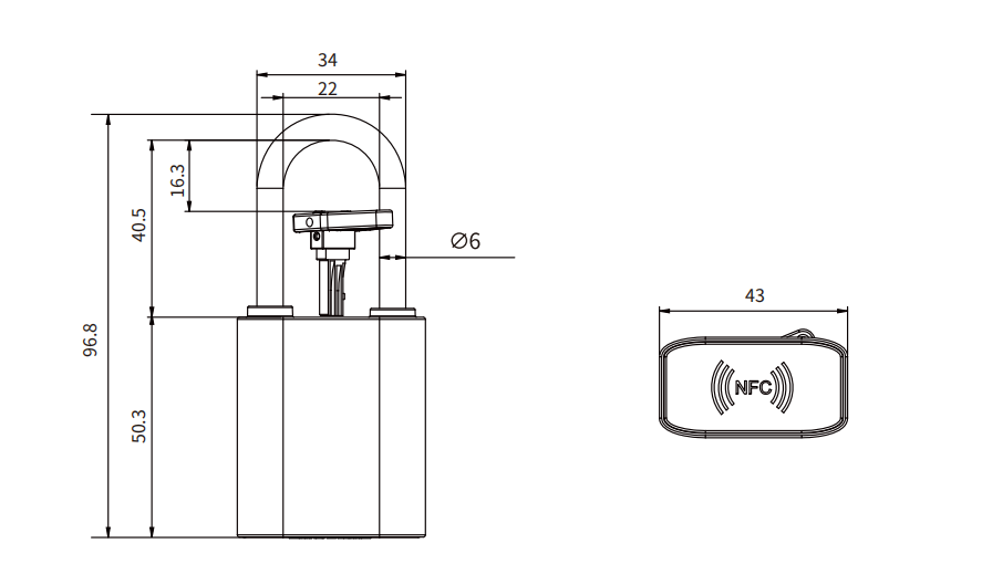 NFC Padlock